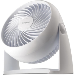 HONEYWELL Ht-904 Turboforce Tabletop Air Circulator Fan, Small – Quiet Personal Fan for Home Or Office, 3 Speeds And 90 Degree Pivoting Head In White