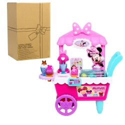 MINNIE Mouse Sweets & Treats Ice Cream Cart, Kids Toys for Ages 3 Up, Gifts And Presents