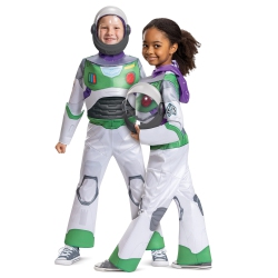 DISGUISE Disney Pixar Lightyear Buzz Space Ranger Deluxe Official Disney Lightyear Costume Outfit for Kids, Child Size Small (4.. In Multicolor