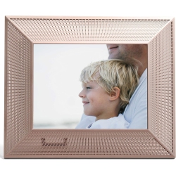 AURA Smith 9.7" 2K Display Wi-Fi Digital Photo Frame - Rose In Platinum