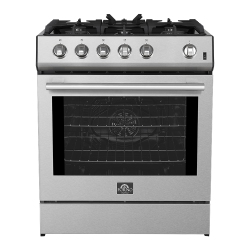 FORNO Leonardo 30" Stainless Steel Gas Range