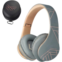 VECELOLIBILIS Bluetooth Headphones Over Ear, Wireless Headphones \w Microphone, Foldable Headphone, Soft Memory Foam Earmuffs, Fm Radio For