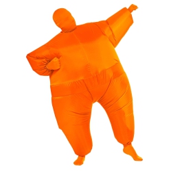 RUBIE'S Rubies Costume Inflatable Full Body Suit, Orange, One Size In Multicolor