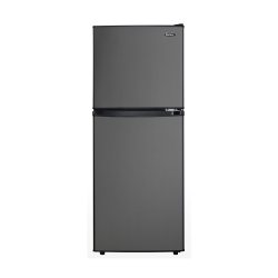 DANBY Dcr047A1Bbsl 4.7 Cu. Ft. 2-Door Compact Fridge In Stainless Steel In Black