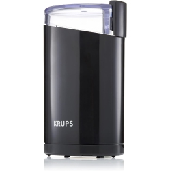 KRUPS F203 Electric Spice And Coffee Grinder With Stainless Steel Blades, 3-Ounce / 85G In Black