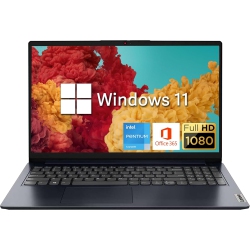 LENOVO - Ideapad 15.6" Fhd Laptop, Intel Pentium Silver N6000 Processor, 256GB PCie SSD, 8GB Ram, Numeric Keypad, 720P HD Webcam, Dolby Audio, Wifi