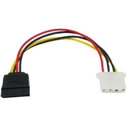 MAXONE SATA Power Cable Serial SATA 15Pin Female to Molex Ide 4Pin Female Power Supply for HDD Power Cable 0.2M 0.4M