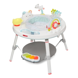 SKIP HOP Baby Activity Center: Interactive 3-Stage Play Center Lining In Silver
