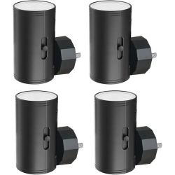 YOULIGHTS 4 Pack Led Night Light, Plug Into Wall, Dusk to Dawn Sensor, Soft 3000K, Uplight & Downlight, for Bedroom, Stairway, Hallway, Bathroom