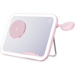 YOULIGHTS 3 In 1 Foldable Magnetic Wireless Charger \w Cosmetic Mirror, Makeup Mirror \w Light, 3-In-1 Charging Station, Charging Stand, For