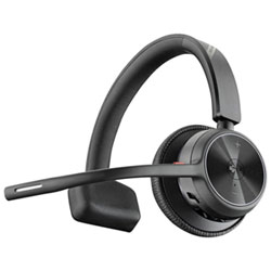 HP Poly Voyager 4310-M On-Ear Noise Cancelling Bluetooth Headset - Black