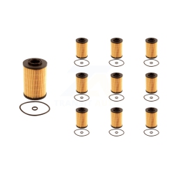 PUR Engine Cartridge Oil Filter (10 Pack) for Hyundai Santa Fe Genesis Coupe Sonata Kia Equus K56-100186