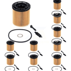 PUR Engine Cartridge Oil Filter (10 Pack) for Hyundai Kia Tucson Elantra Kona Venue Santa Fe K56-100444