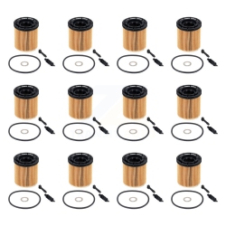 PUR Engine Cartridge Oil Filter (12 Pack) for Hyundai Kia Tucson Elantra Kona Venue Santa Fe K56-100470