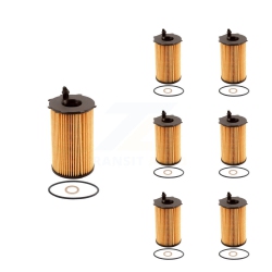 PUR Engine Cartridge Oil Filter (7 Pack) for Kia Sorento Hyundai Santa Fe Sedona Xl Cadenza K56-100355