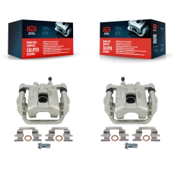 CMX Rear Brake Caliper Left Right Side (Driver Passenger) Kit for Nissan Rogue X-Trail Select Kbc-100425