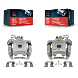 CMX Rear Disc Brake Caliper Left Right Side (Driver Passenger) Kit for Hyundai Elantra Coupe Kbc-100345