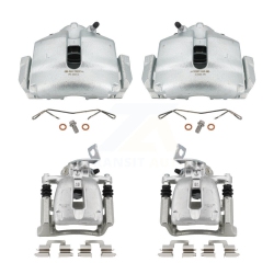 CMX Front Rear Brake Caliper Left Right (Driver Passenger) Kit for Volkswagen Cc Passat 2.0L Kbc-100455