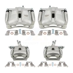 CMX Front Rear Brake Caliper Left Right Side (Driver Passenger) Kit for 2013-2015 Mazda Cx-5 Kbc-100561