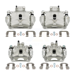 CMX Front Rear Brake Caliper Left Right Kit for 2015 Hyundai Sonata 2.4L/2.0L With Gas Engine Kbc-100520