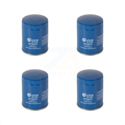 LOOP Engine Oil Filter (4 Pack) for Ford F-150 Chevrolet Gmc Sierra 1500 Silverado Explorer HD Klo-100071
