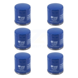 LOOP Engine Oil Filter (6 Pack) for Chevrolet Gmc Silverado 1500 Sierra Cadillac Buick Encore Klo-100301