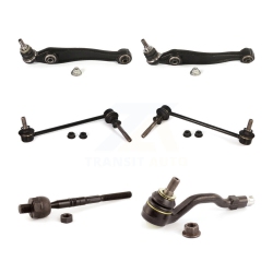 TOR Front Control Arm Ball Joint Tie Rod End Link Kit (6PC) for Bmw X5 X6 With Adaptive Drive Ktr-100491