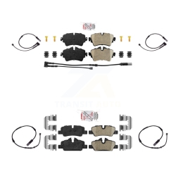 AMERIBRAKES Front Rear Ceramic Disc Brake Pads And Extra Wear Sensors Kit for Mini Cooper Knw-100219