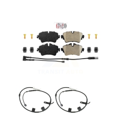 AMERIBRAKES Front Ceramic Disc Brake Pads And Extra Wear Sensors Kit for 2015 Mini Cooper 1.6L Knw-100703