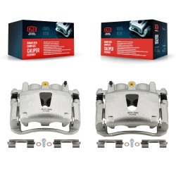 CMX Front Brake Caliper Left Right (Driver Passenger) Kit for Jeep Grand Cherokee Commander Kbc-100119