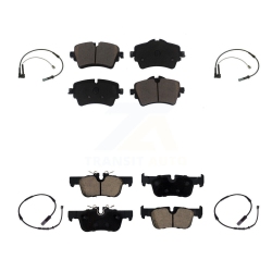 CMX Front Rear Ceramic Brake Pads Wear Sensor Kit for Mini Cooper Clubman Base All4 With 1.5L Kcw-100197