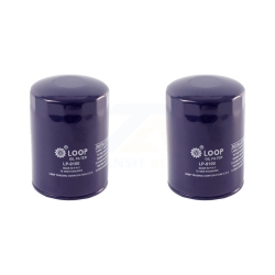 LOOP Engine Oil Filter (2 Pack) for Gmc Chevrolet Sierra 2500 HD Silverado 3500 Express Savana Klo-100006