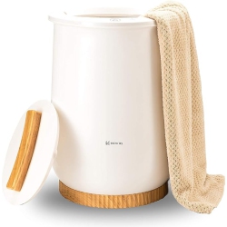 KEENRAY Towel Warmers, Luxury Bucket Towel Warmer, Large Towel Warmer for Bathroom, Auto Shut Off, Fits Up to Two 40"x70" Oversized Towels