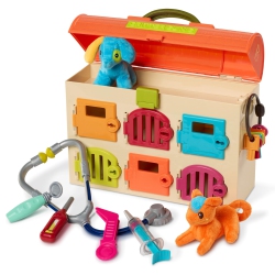 B. Battat Critter Clinic, Colors May Vary, Toy Animal Hospital