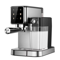 NEWMODERN 20 Bar 3 In 1 Touchscreen Semi-Automatic Coffe Machine Cappucciono, Espresso & Latte With Milk Container
