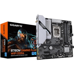 GIGABYTE B760M Gaming Plus Wifi Ddr4 Lga 1700 Intel B760 M-Atx Motherboard \w Ddr4, 2 M.2, PCie 4.0, Front USB 3.2 Gen 1 Type-C, Wifi 6 GBe Lan
