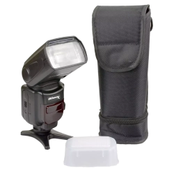 ULTIMAXX Ttl Dedicated Slave Flash With Lcd Swivel/bounce & Case for Canon