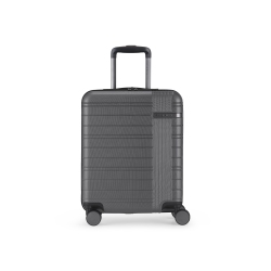 BUGATTI - Skyward International Hardside Carry-On Luggage With Spinner Wheels - In Charcoal