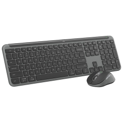 LOGITECH Mk955 Signature Slim Wireless Optical Full-Size Keyboard & Mouse Combo - English