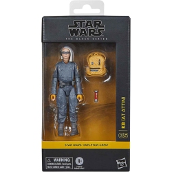 STAR WARS The Series Skeleton Crew 6 Inch Action Figure (2024 Wave 2A) - Kb (At Attin) #05 In Black