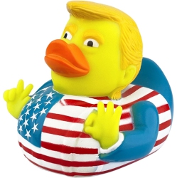YOULIGHTS Donald Trump Ducks, New Squeak Rubber Duck for Baby Bath And Jeep Ducking, 3.5 Inch Funny Duck, Baby Bath Duckies Toy for Kids Gift Rubber