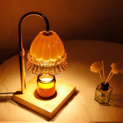 YOULIGHTS Candle Warmer Lamp, Dimmable Wax Melt Warmer Lamp \w Timer, Candle Warmer Lamps Adjustable Height, \w 2 Bulbs, Bedroom Home Decor for All