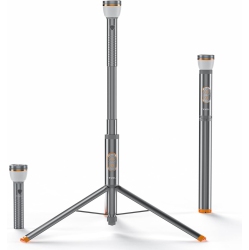 TEVOLE Camping Light Telescopic & Collapsible: 800 Lumens Ip65 Waterproof Smart Remote Magnetic Base USB Rechargeable Battery for Outdoor Adventure