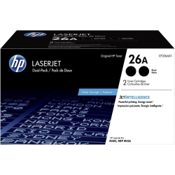 HP 26A (Cf226Ad) Dual-Pack Original Laserjet Toner Cartridge In Black