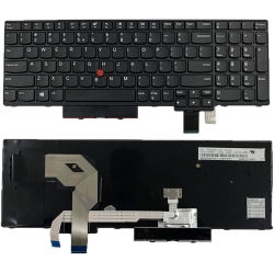 LIXSUNTEK Laptop Replacement Us Layout Non Backlit Keyboard for Lenovo Ibm Thinkpad T570 T575 T580 P51S P52S(Isn't for P51 P52) In Black