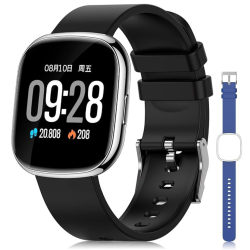 MEHIAZ Outlet Smart Watch for Women Men, Digital Fitness Watch, 1.3" Touch Screen Smart Watch, 8 Sports Modes, Ip68 Waterproof Activity Tracker