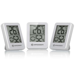 BRESSER Climatrend Hygro Indicator 3-Piece Set Thermo-Hygrometer