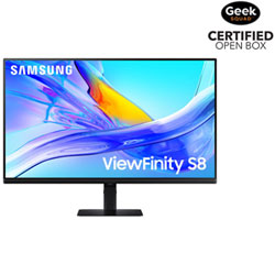 Open Box - Samsung 32" 4K Ultra HD 60Hz 5ms GTG VA LCD Monitor (LS32D802UANXGO) - Black