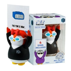 PUDGY PENGUINS : 4.5 Inch Figurine Positive Penguin - Pixie Paige