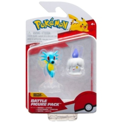 JAZWARES Pokemon: Battle Figure Pack - Horsea And Litwick